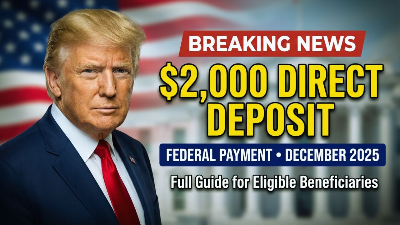 Federal $2,000 Deposit Arriving in December 2025 – Complete Guide for Beneficiaries